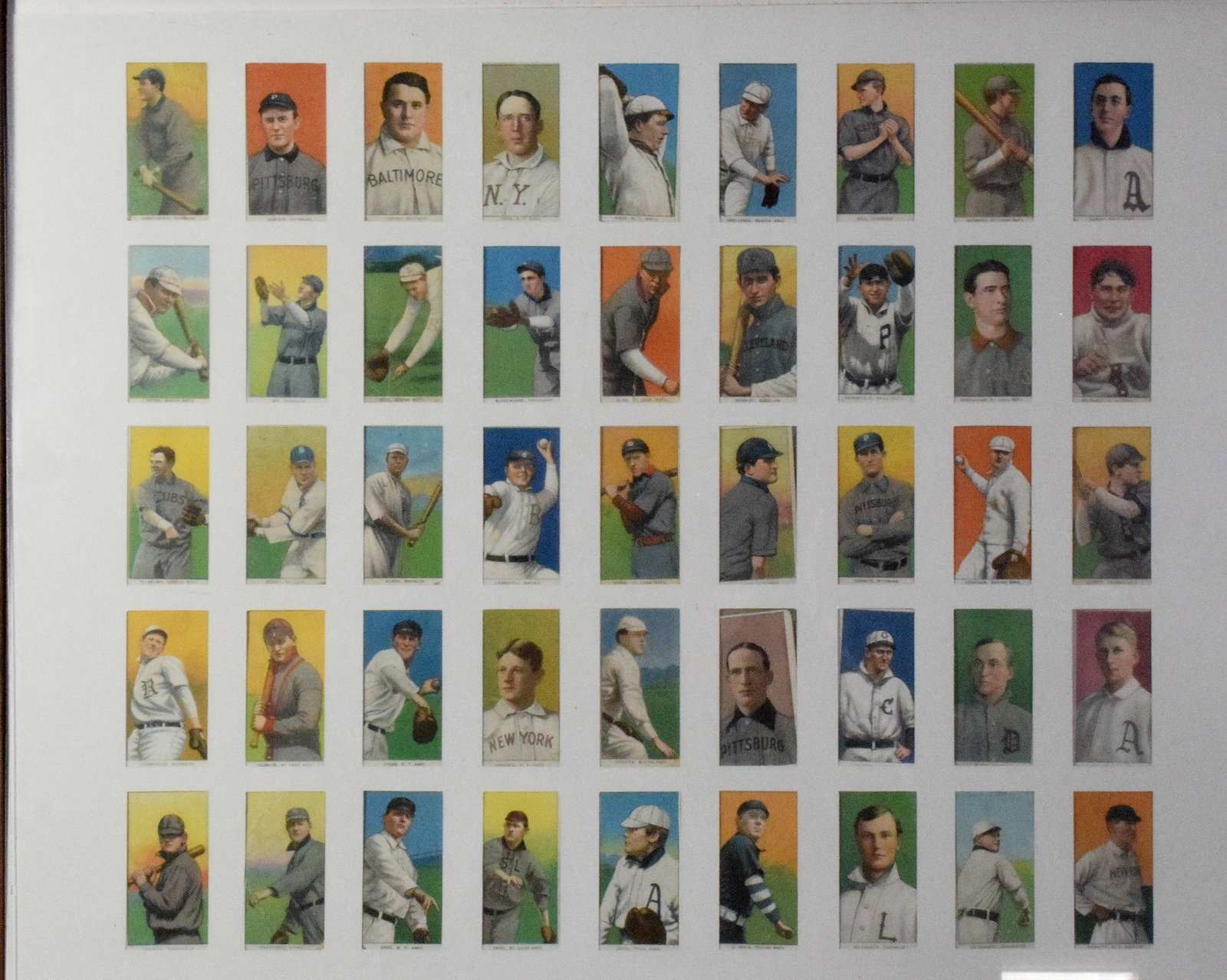 1909-10 CIGARETTE BASEBALL CARDS (1 of 8)