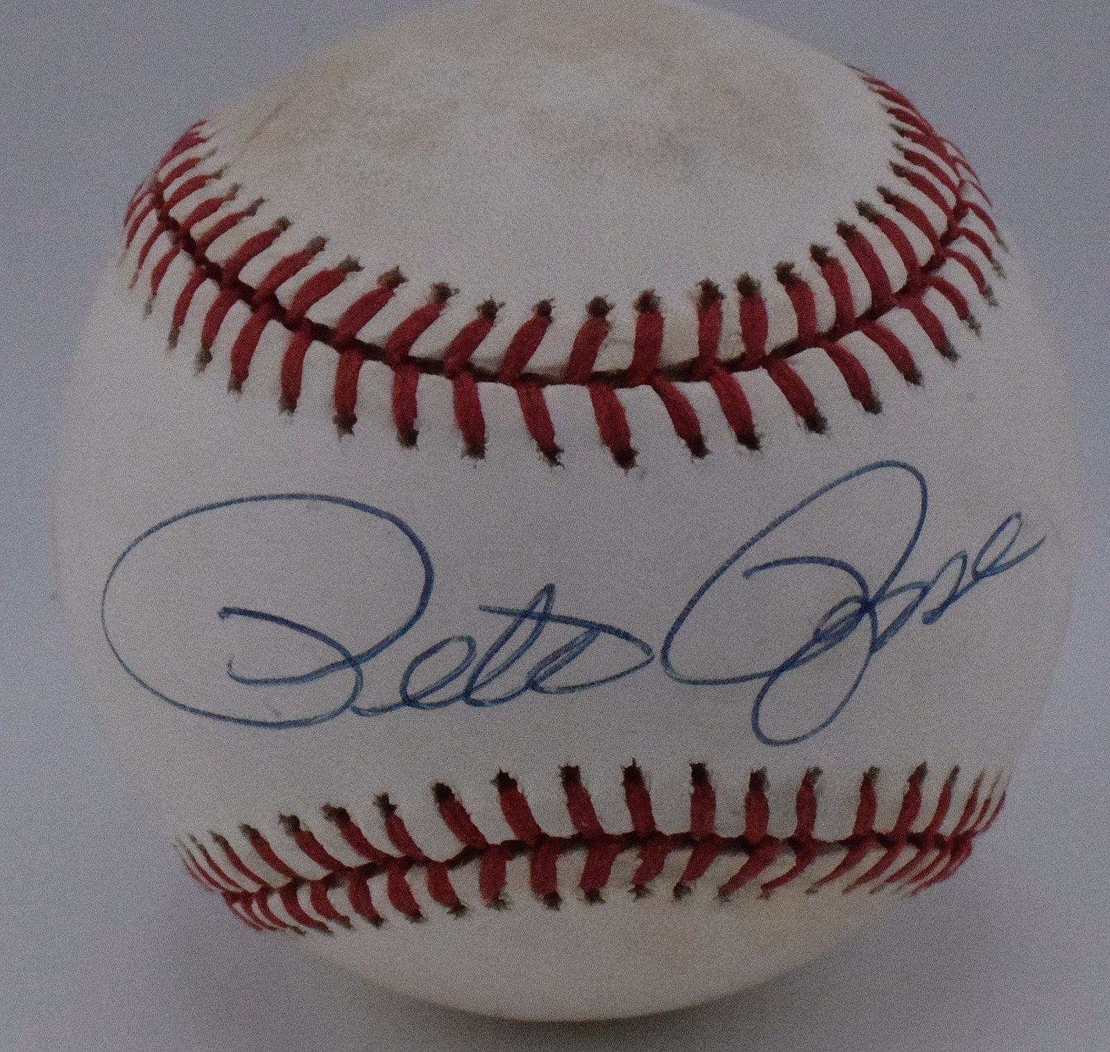 PETE ROSE SIGNED BASEBALL - 2