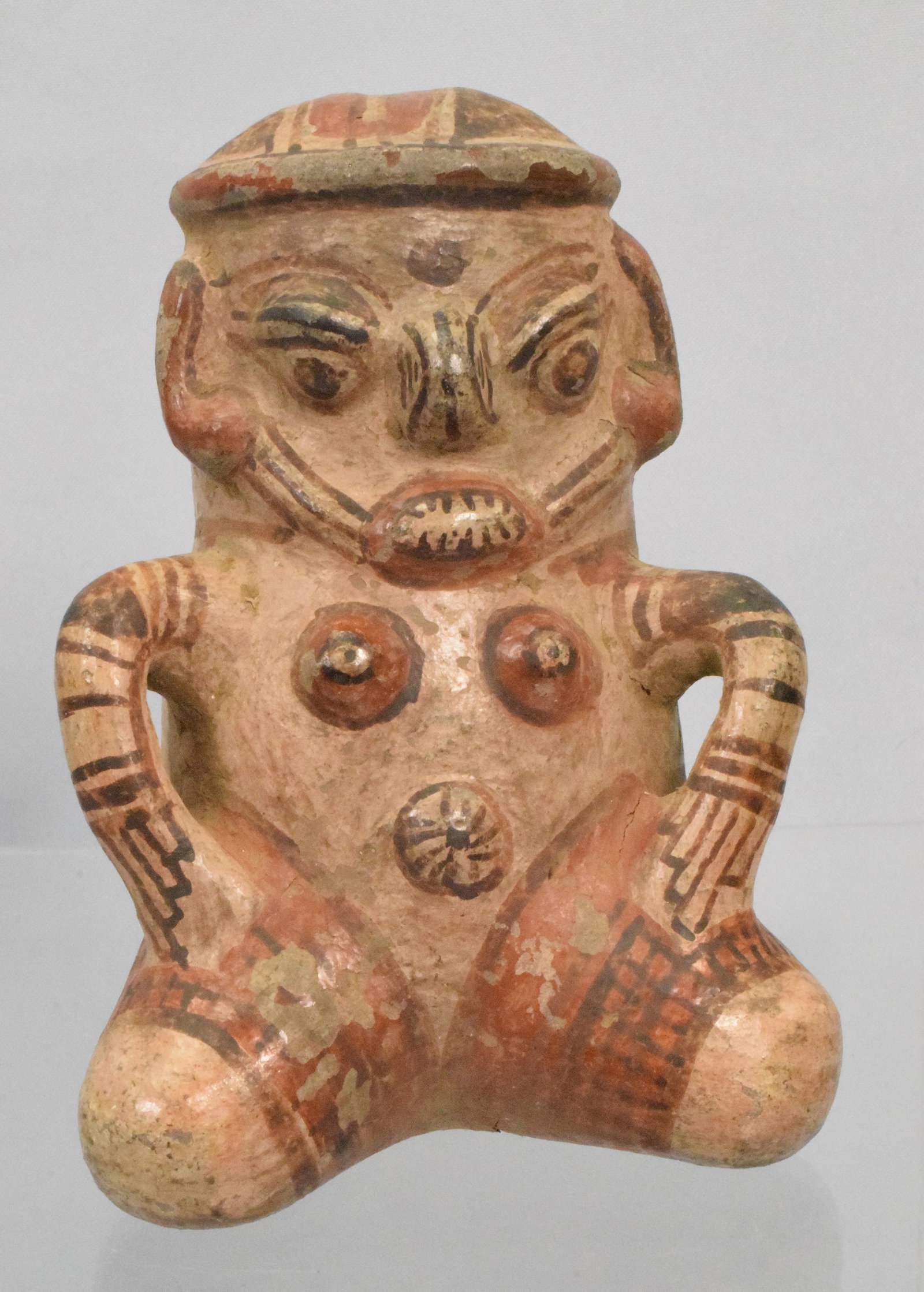 PRE-COLUMBIAN NICOYA POLYCHROME FIGURE (1 of 20)