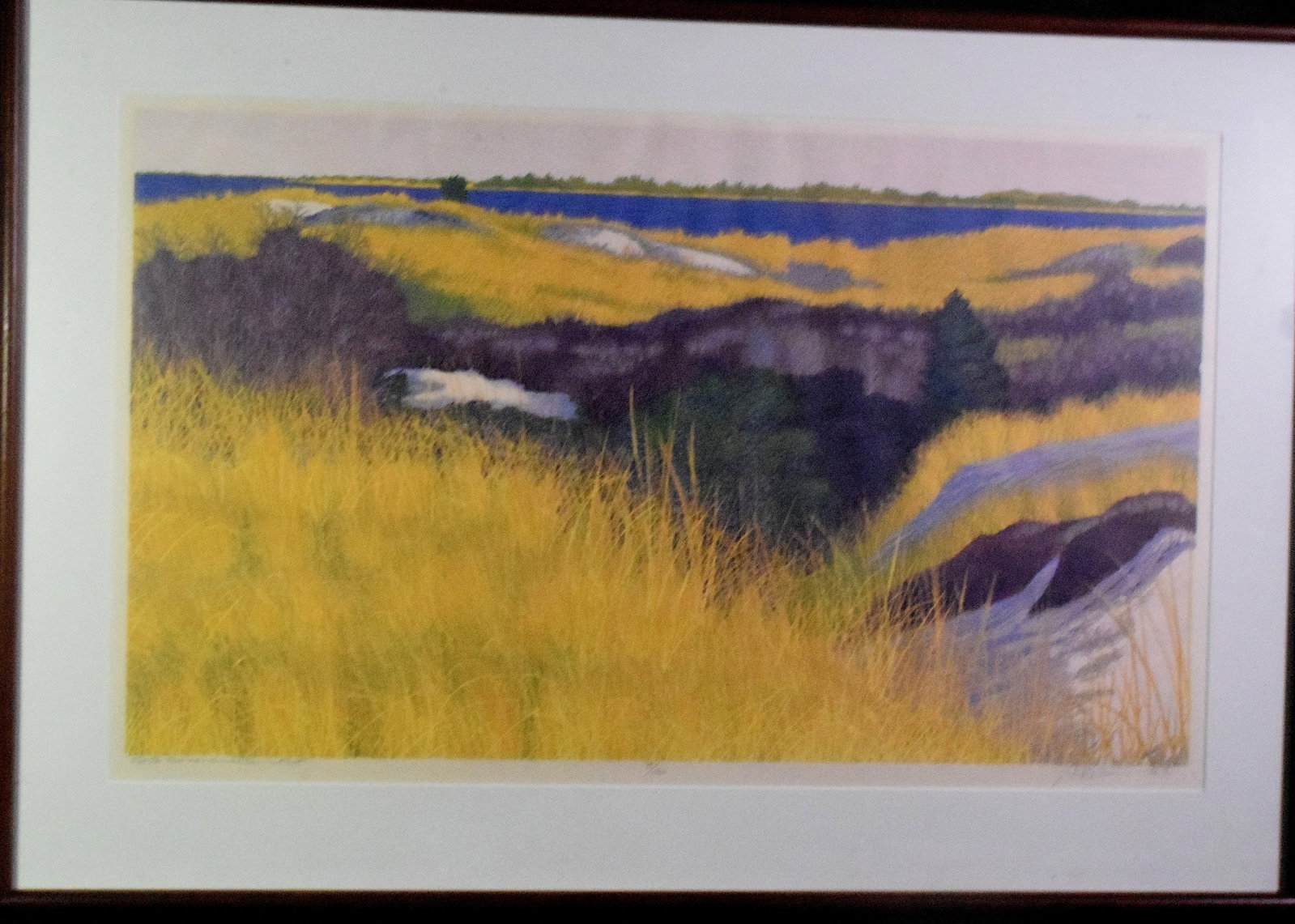GORDON MORTENSEN LARGE REDUCTION WOODCUT PRINT (1 of 5)