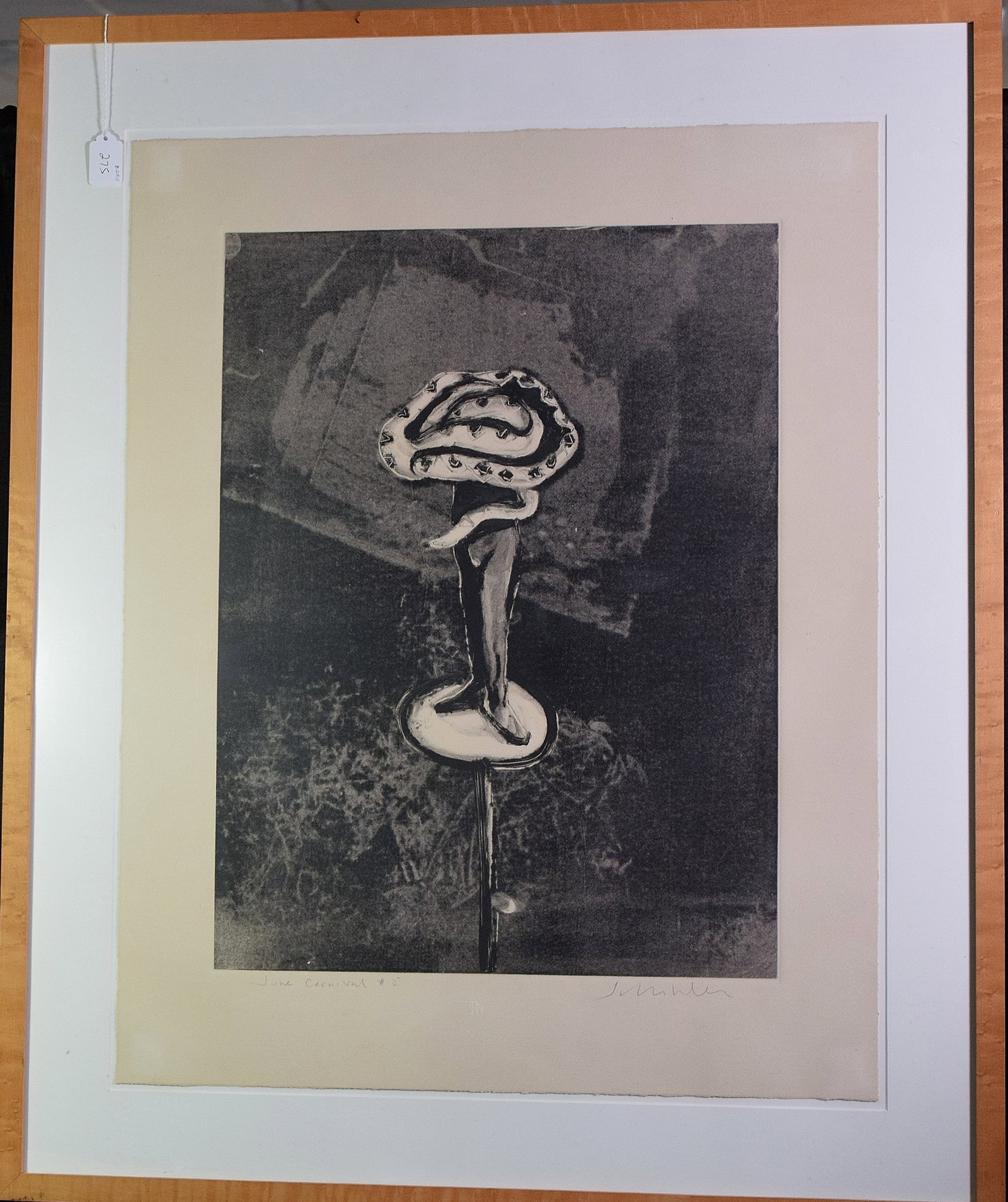 FRITZ SCHOLDER LIMITED EDITION MONOTYPE 1988 (1 of 6)