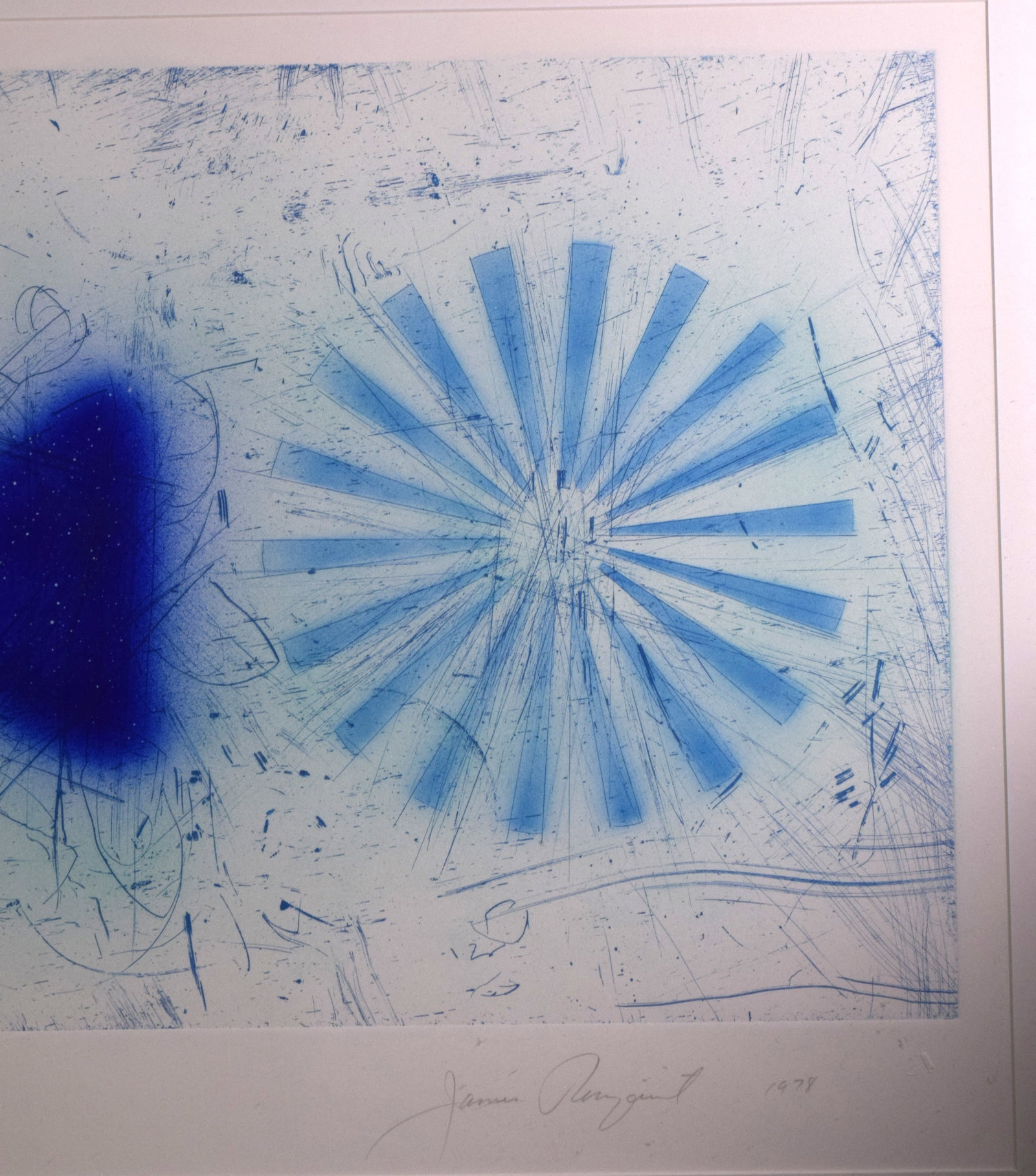 JAMES ROSENQUIST ETCHING "RINSE" 1978 - 5