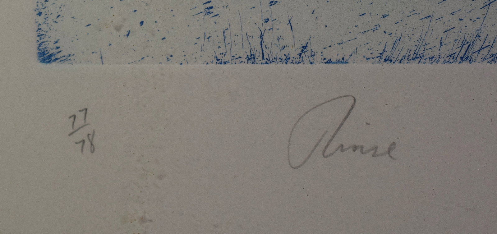 JAMES ROSENQUIST ETCHING "RINSE" 1978 - 7