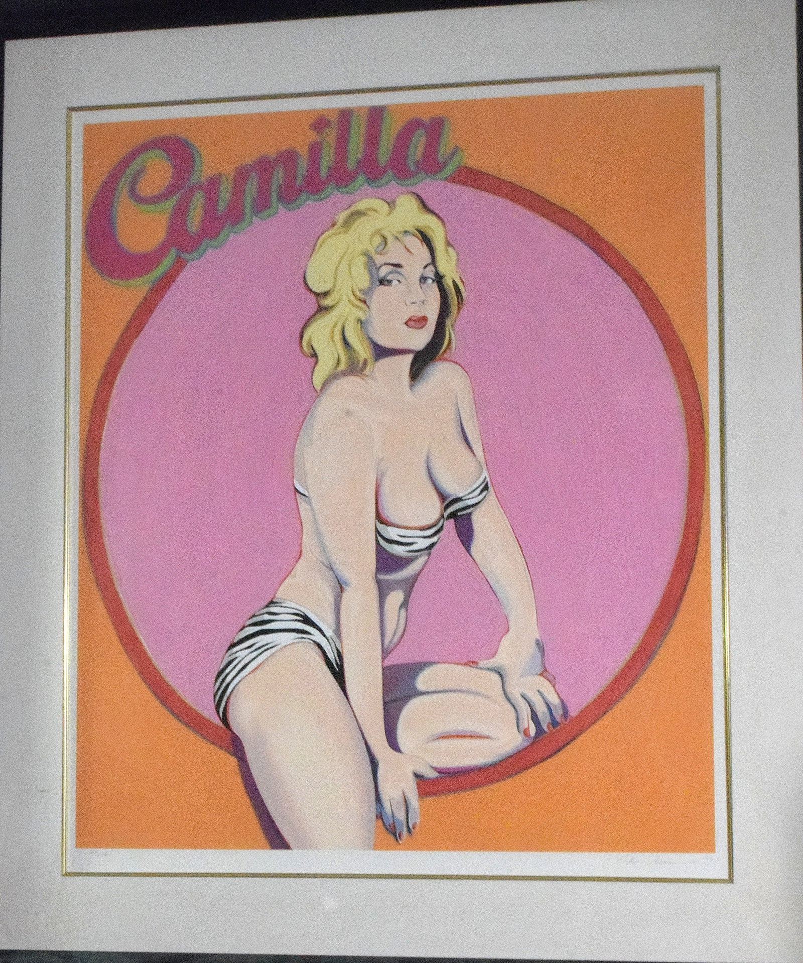 MEL RAMOS CAMILLA SERIGRAPH 1989 (1 of 5)
