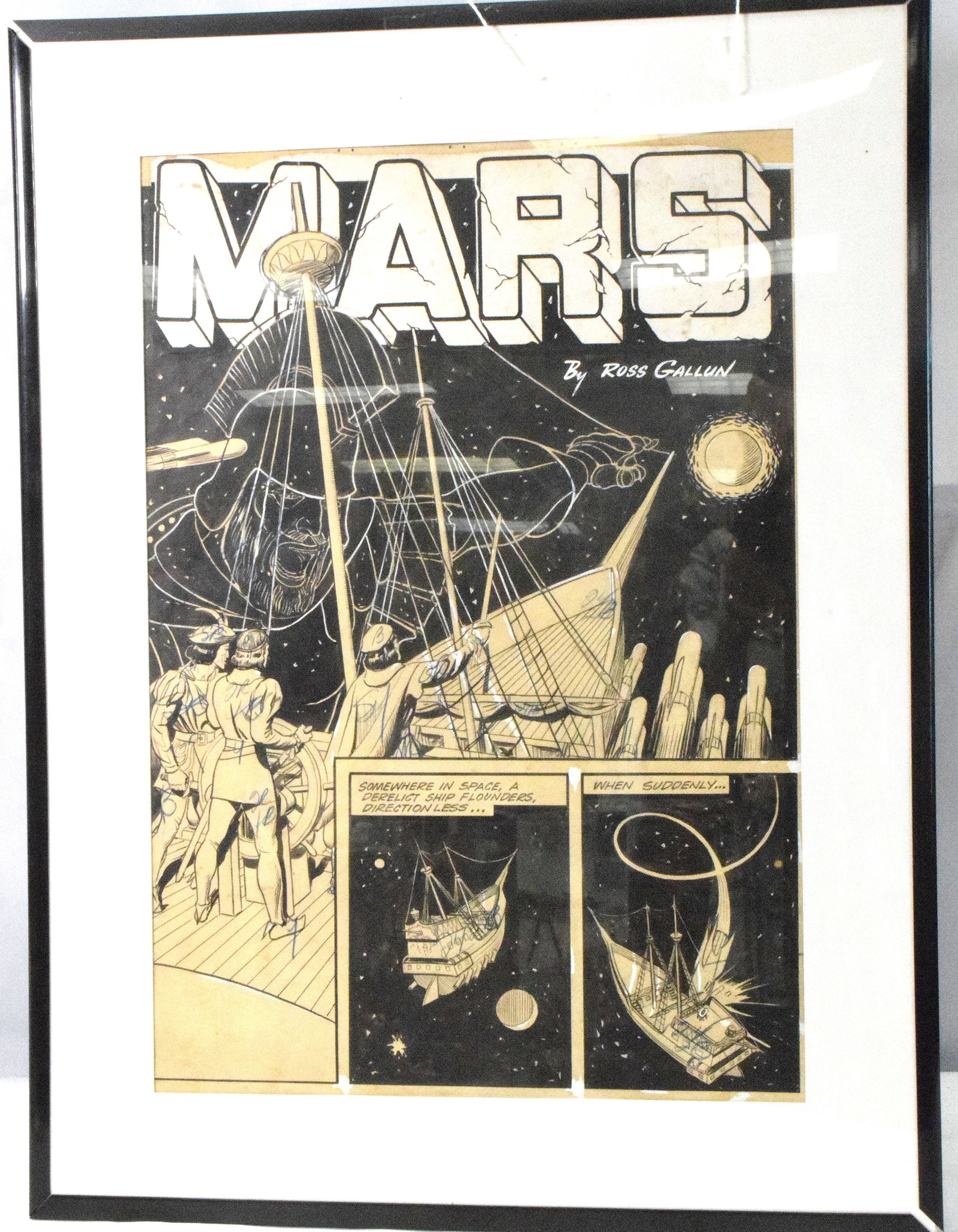 PLANET COMICS #28 ORIGINAL COMIC ART (1 of 5)