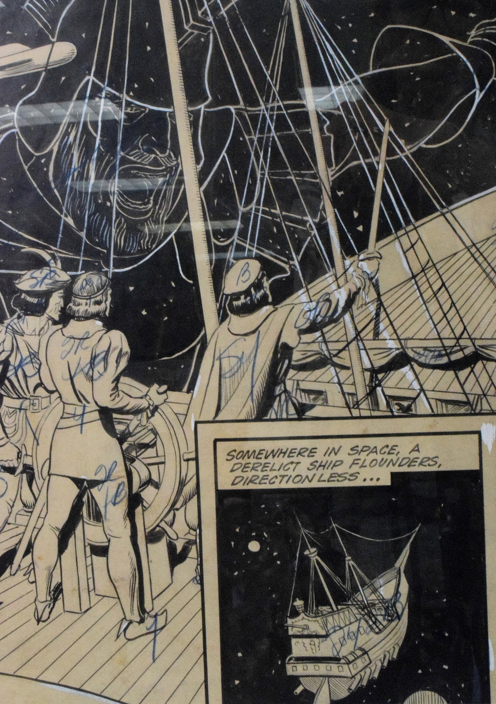 PLANET COMICS #28 ORIGINAL COMIC ART - 5