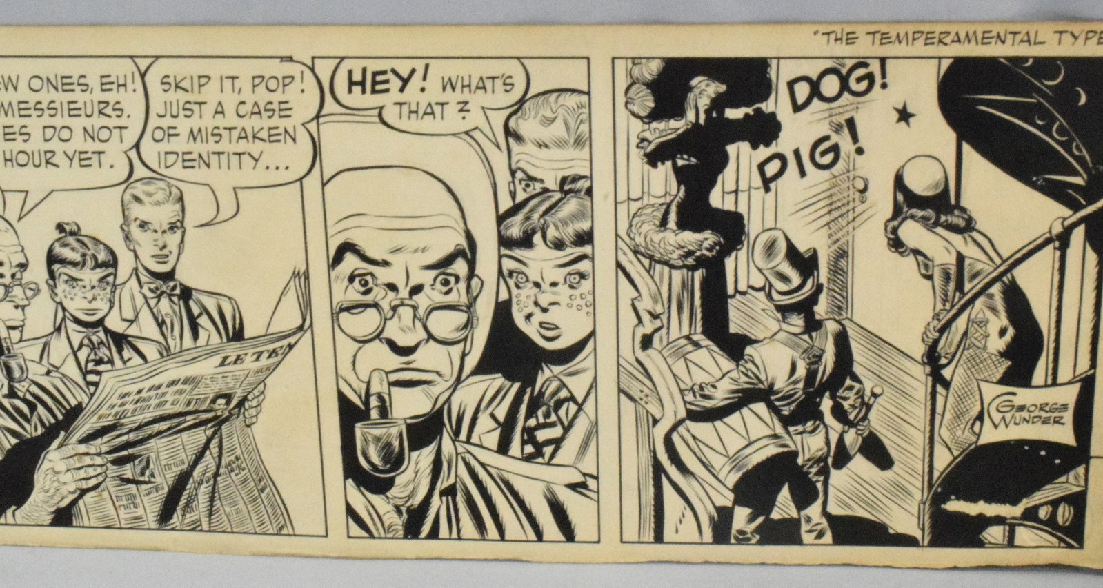 GEORGE WUNDER ORIGINAL COMIC ART - 4