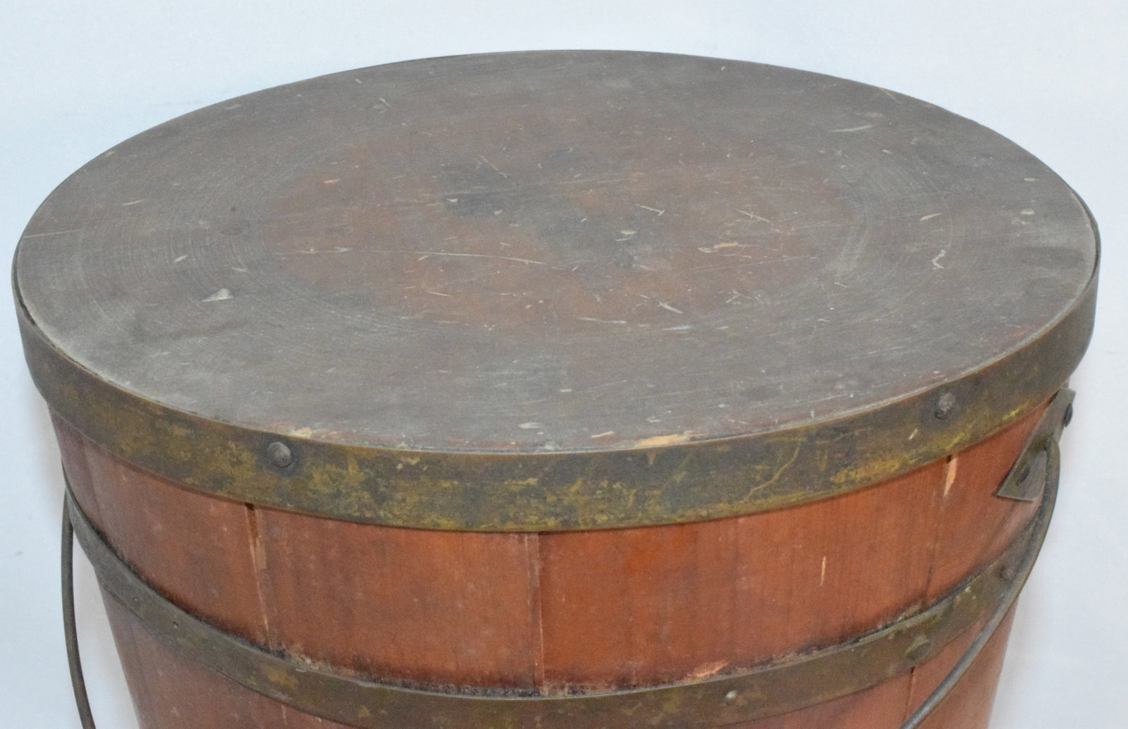 SIGNED SHAKER STAVE CONSTRUCTION PAIL - 3