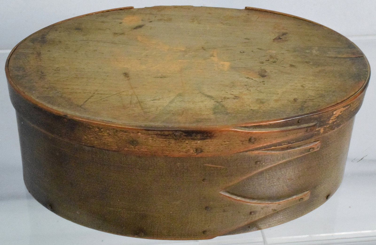 3 FINGERED SHAKER OVAL LIDDED PANTRY BOX (1 of 4)