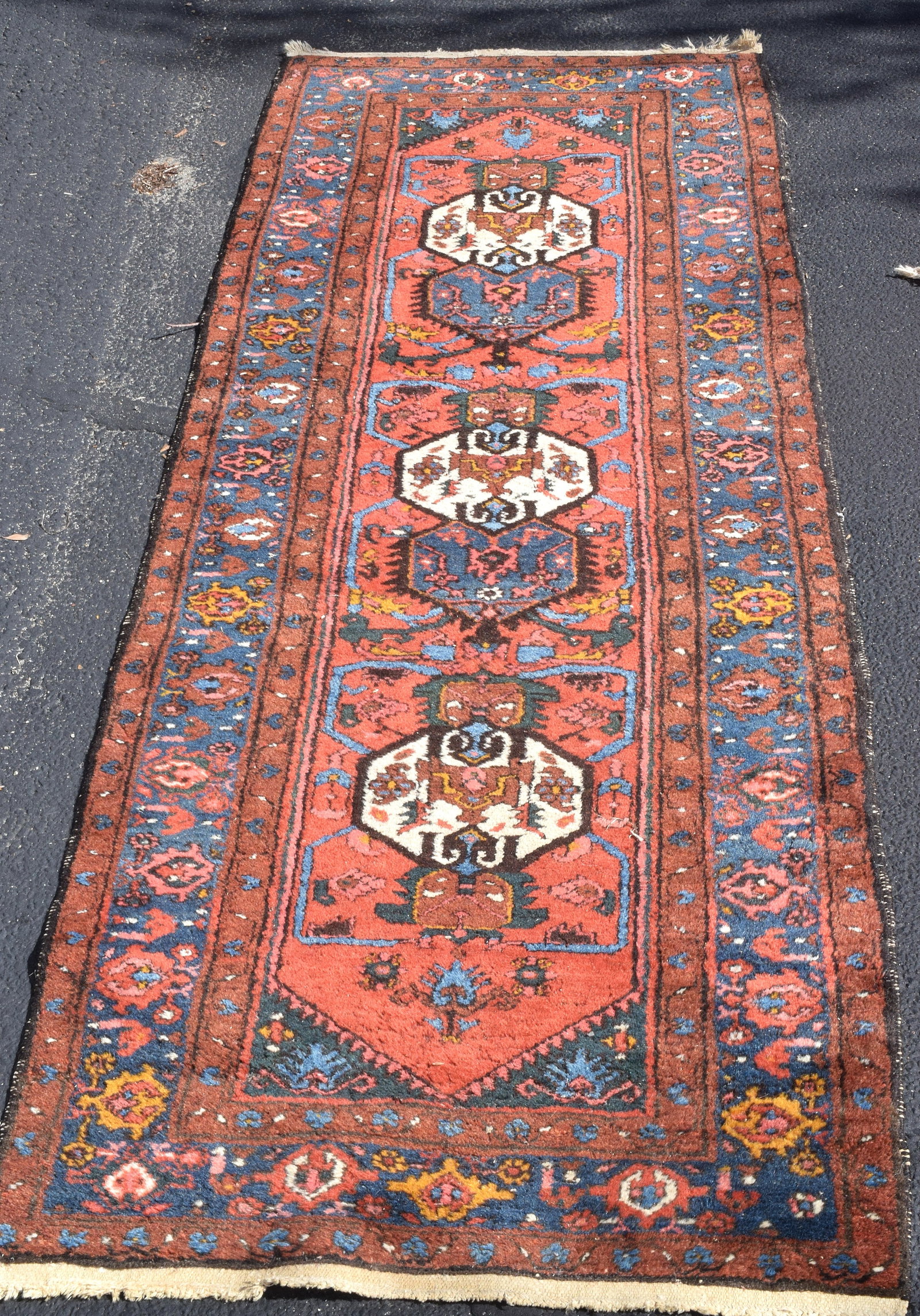 ORIENTAL WOOL RUNNER RUG - 2