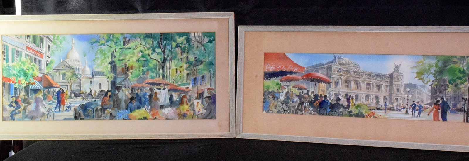 TWO LUMEN WINTER WATERCOLOR PAINTINGS (1 of 10)