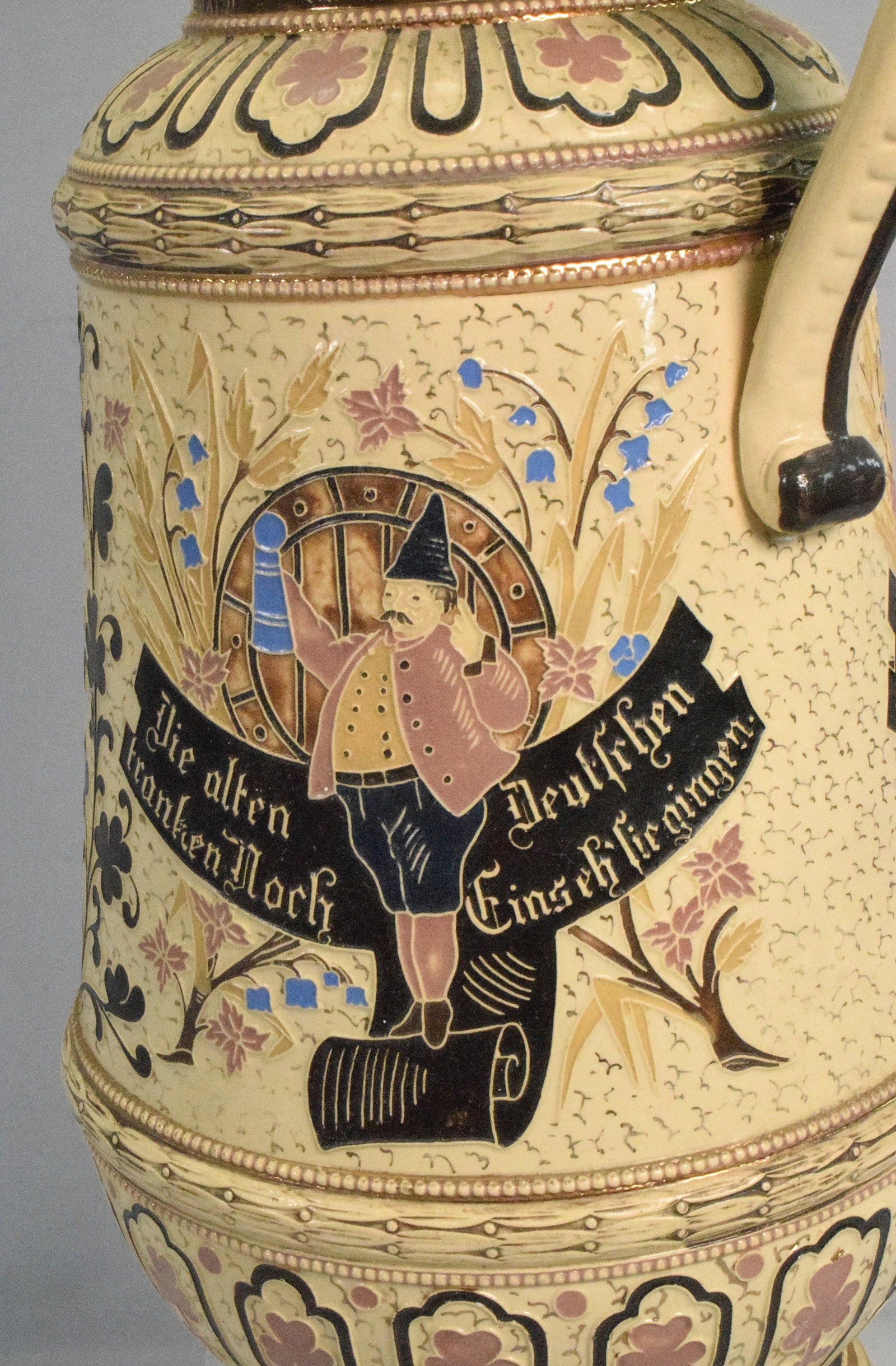 MASTER METTLACH TYPE PITCHER STEIN - 10