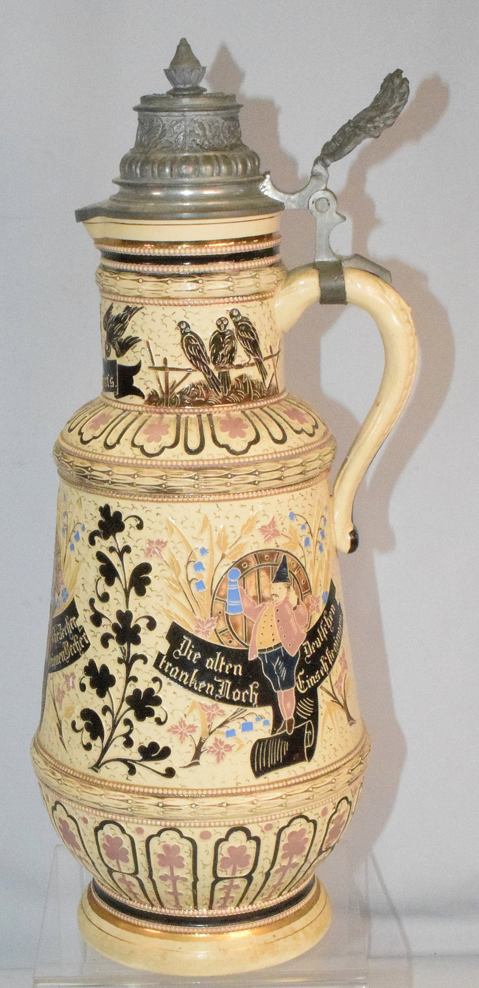 MASTER METTLACH TYPE PITCHER STEIN (1 of 11)