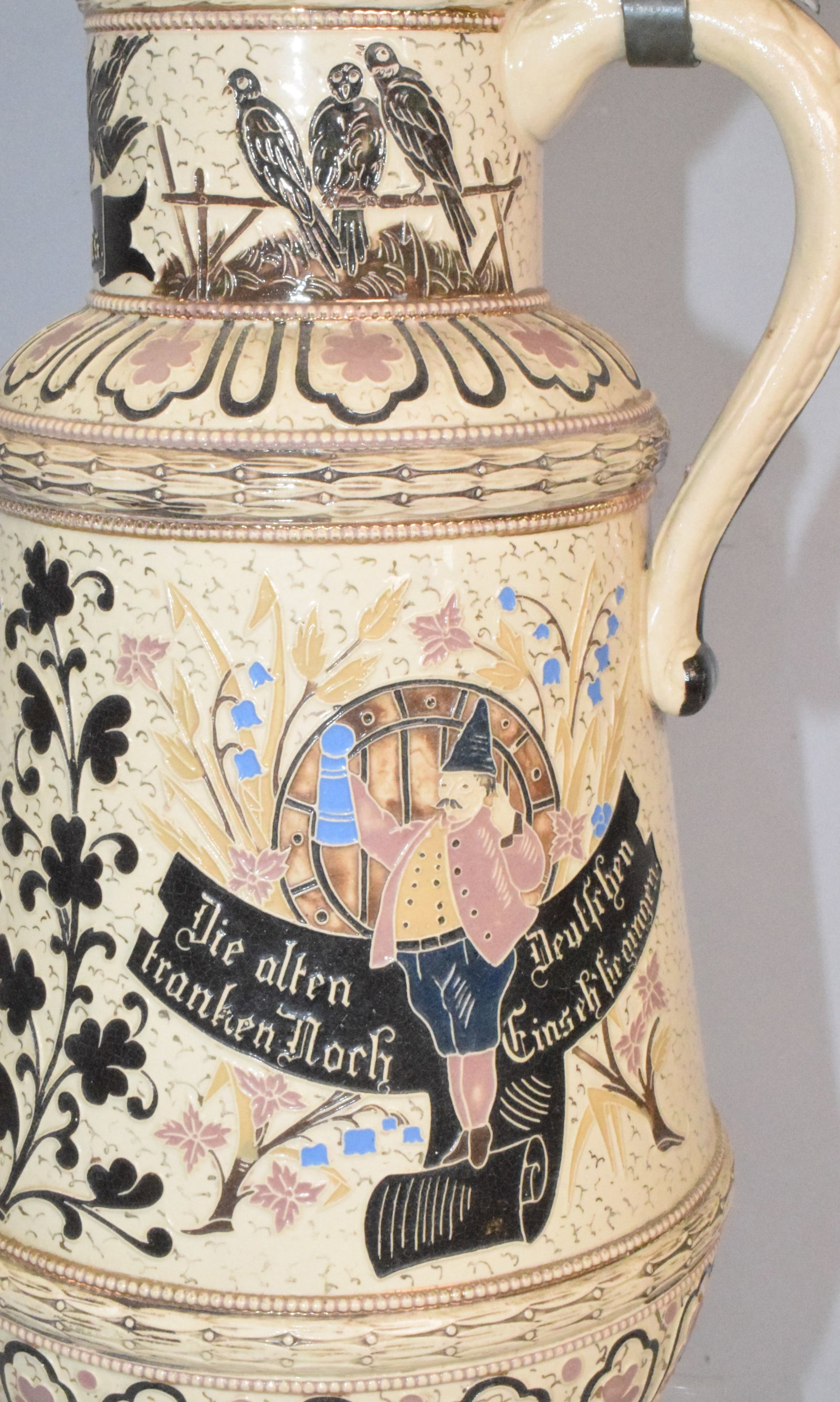 MASTER METTLACH TYPE PITCHER STEIN - 2