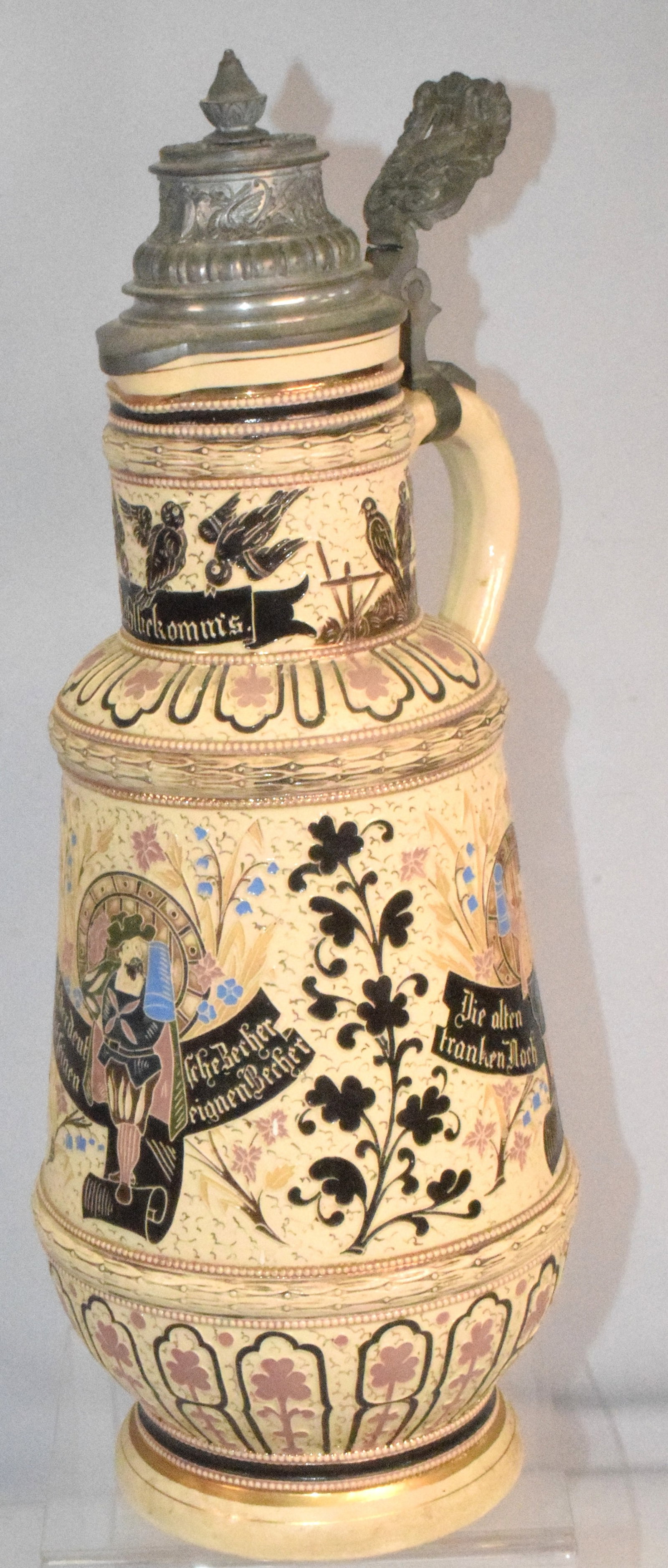 MASTER METTLACH TYPE PITCHER STEIN - 3