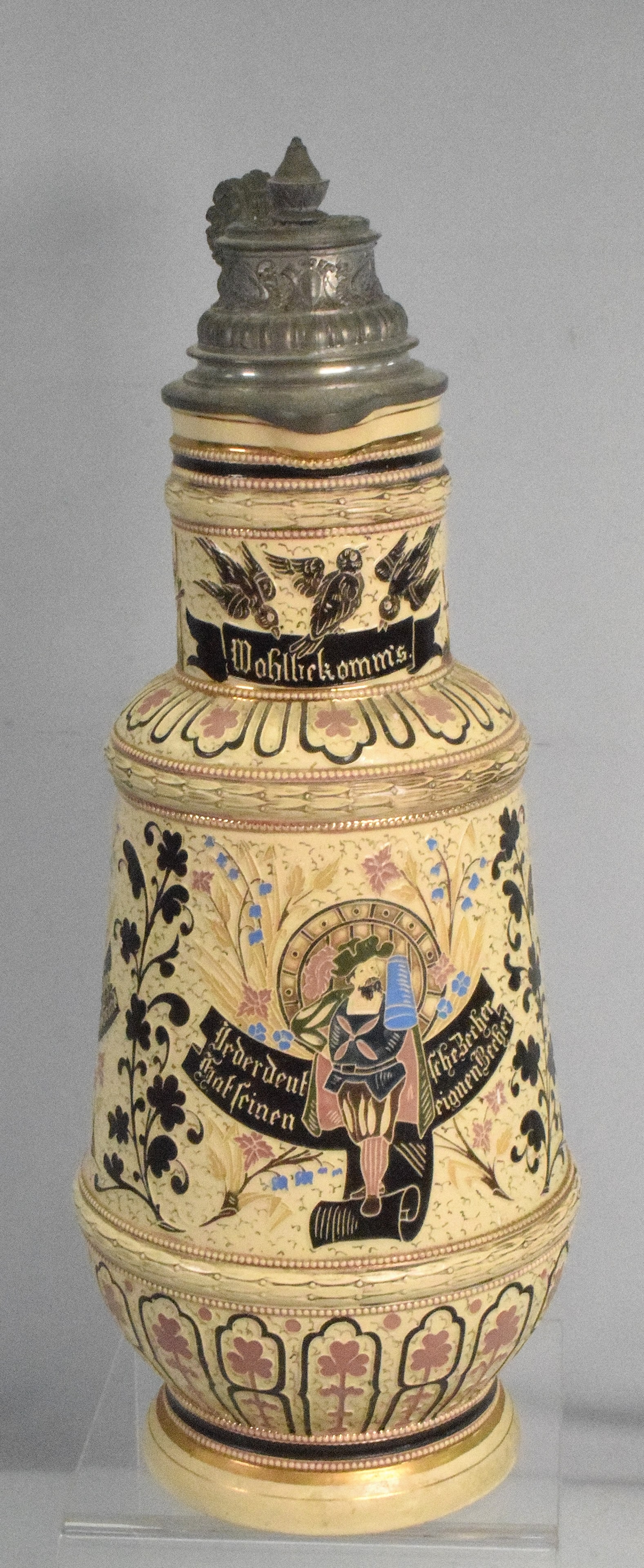 MASTER METTLACH TYPE PITCHER STEIN - 4