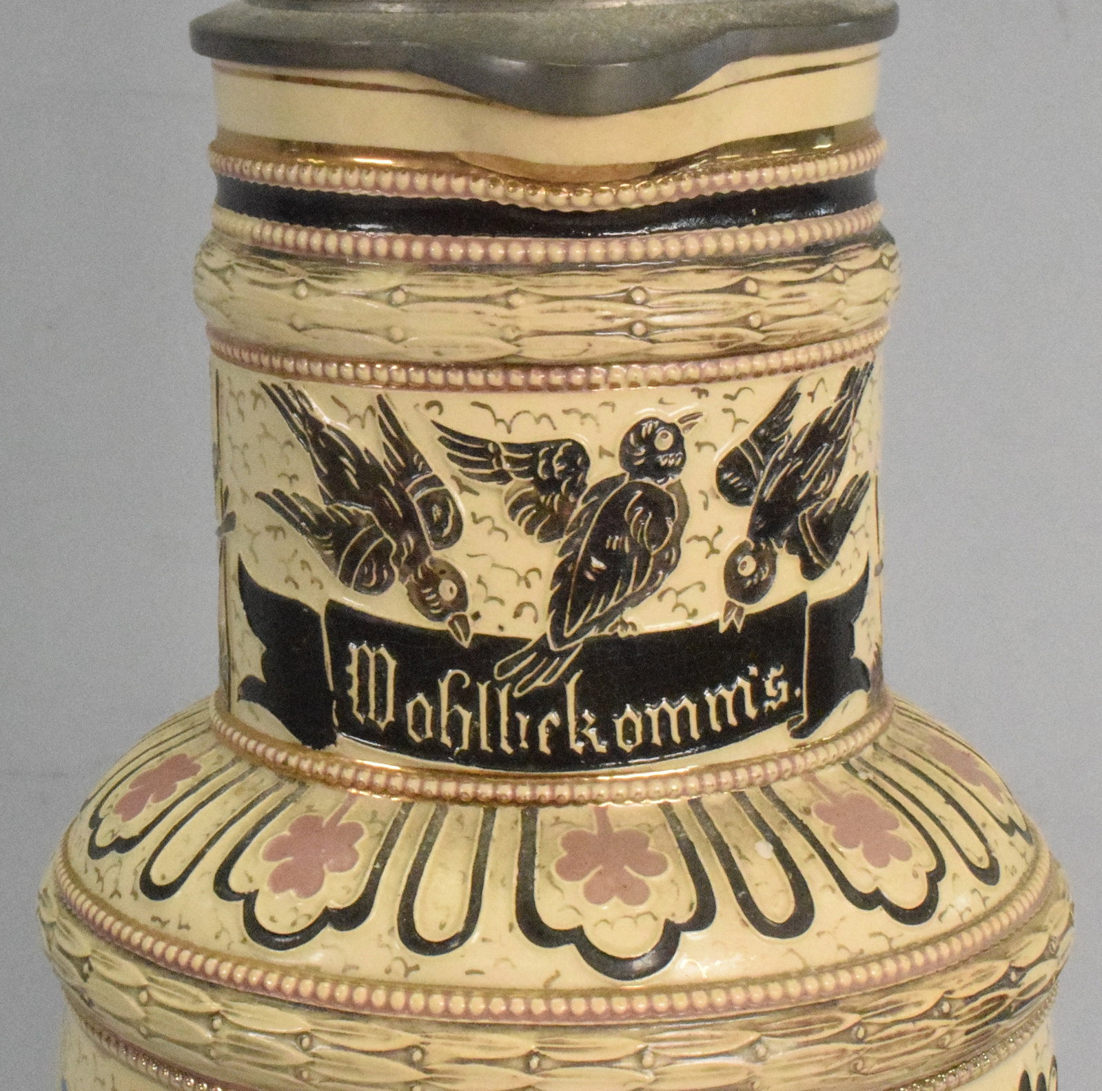 MASTER METTLACH TYPE PITCHER STEIN - 6