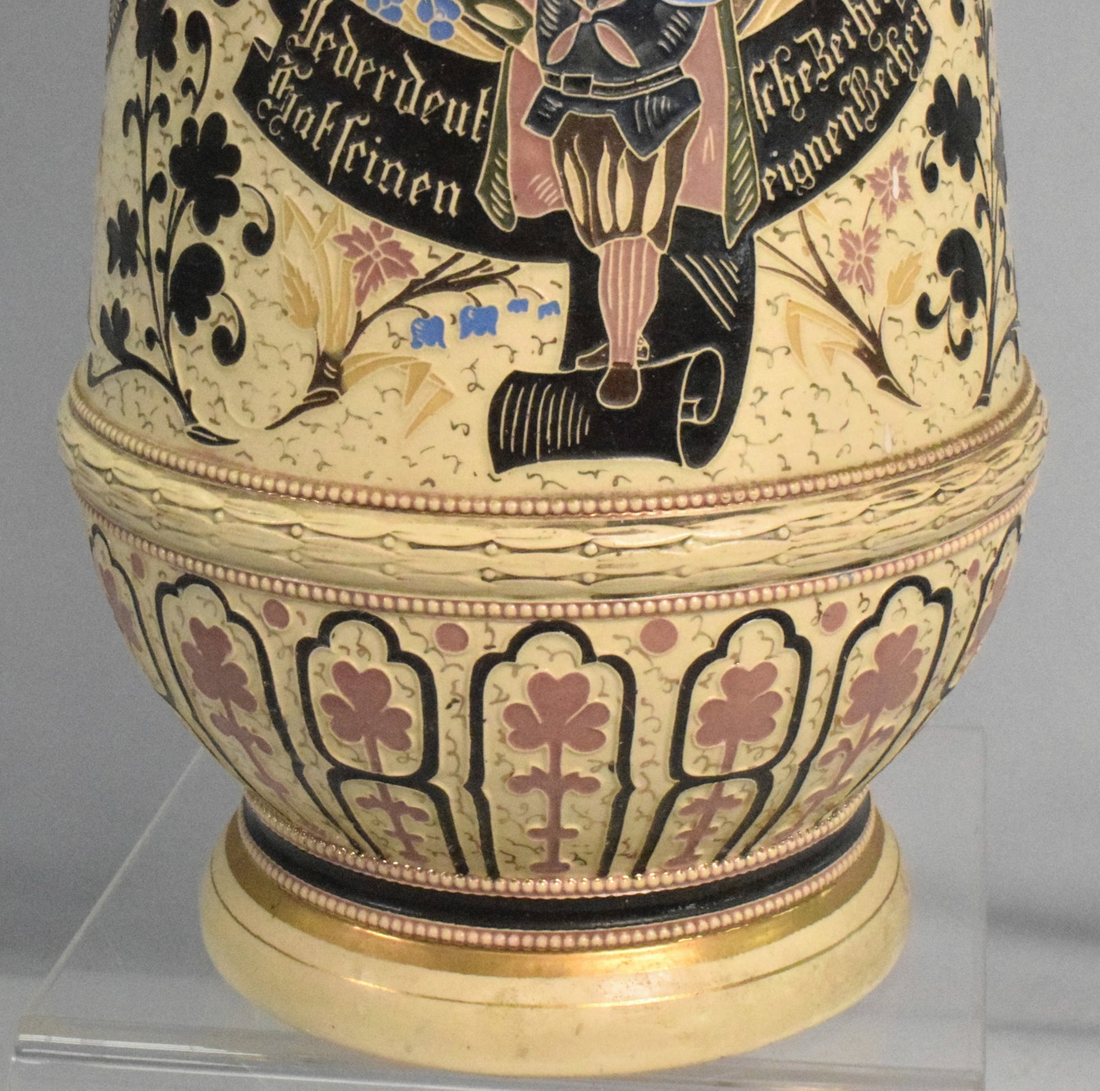 MASTER METTLACH TYPE PITCHER STEIN - 7