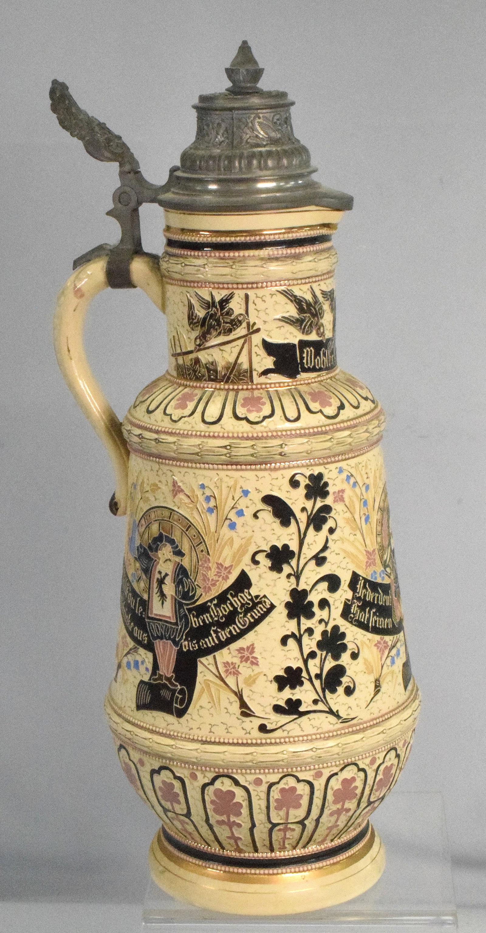 MASTER METTLACH TYPE PITCHER STEIN - 8