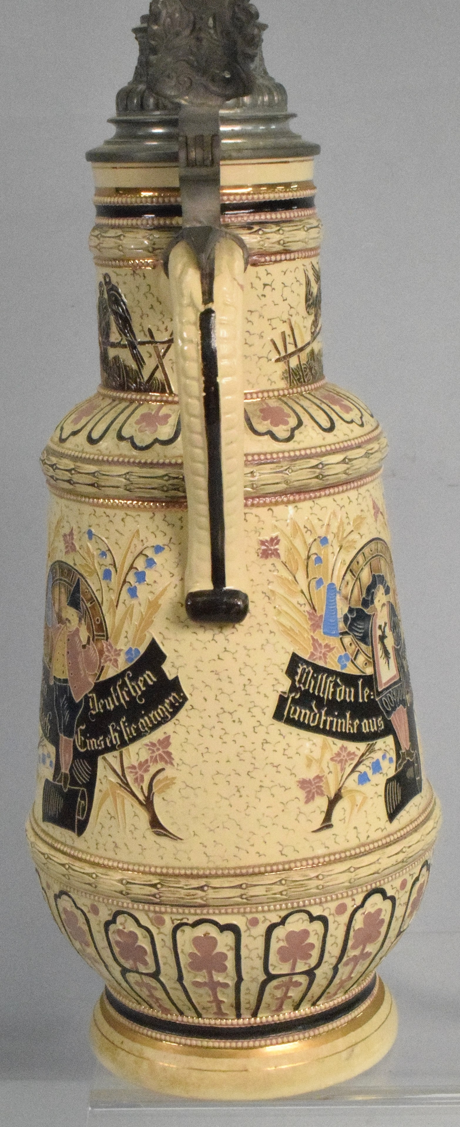 MASTER METTLACH TYPE PITCHER STEIN - 9