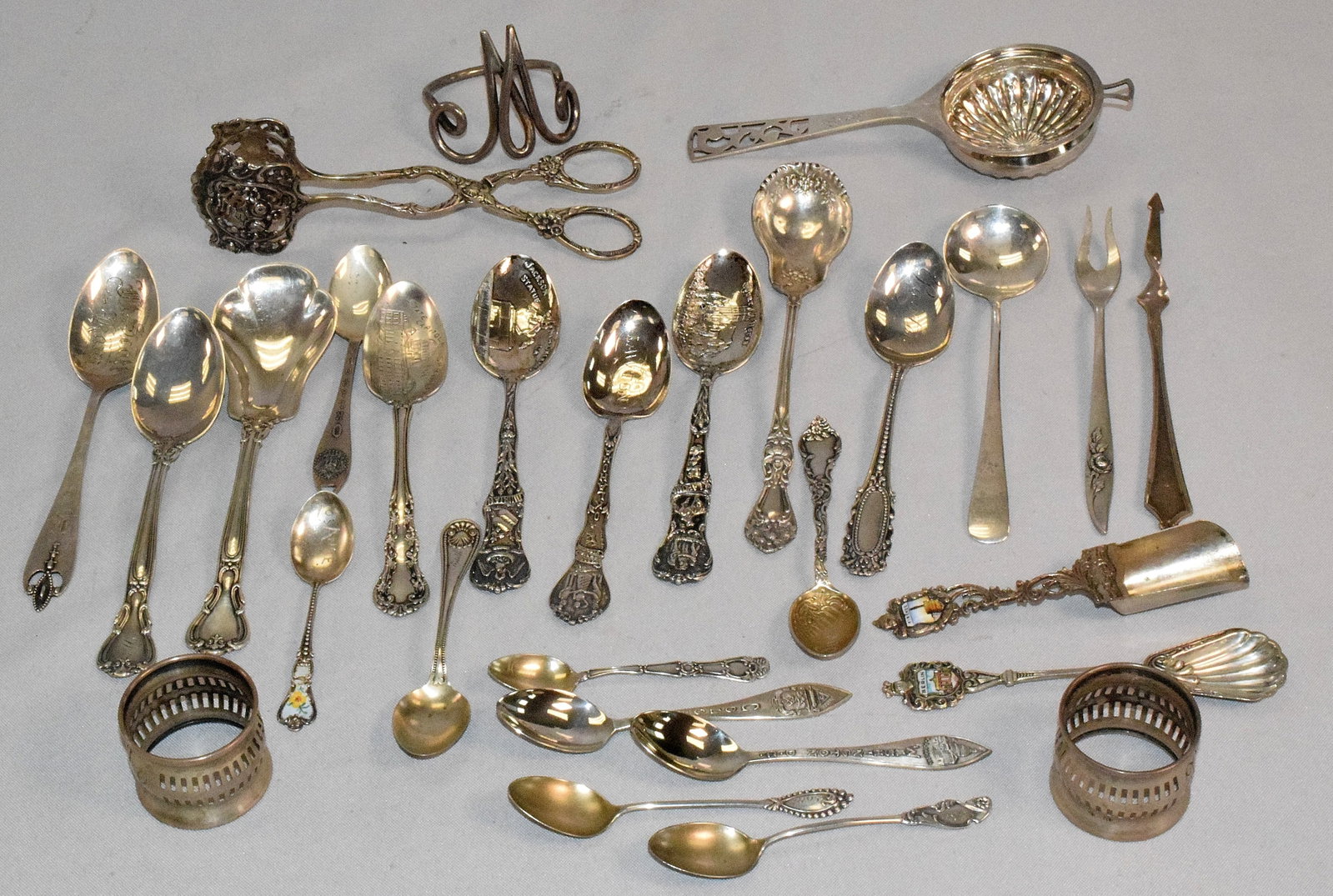 28 ASSORTED STERLING SILVER ITEMS (1 of 4)