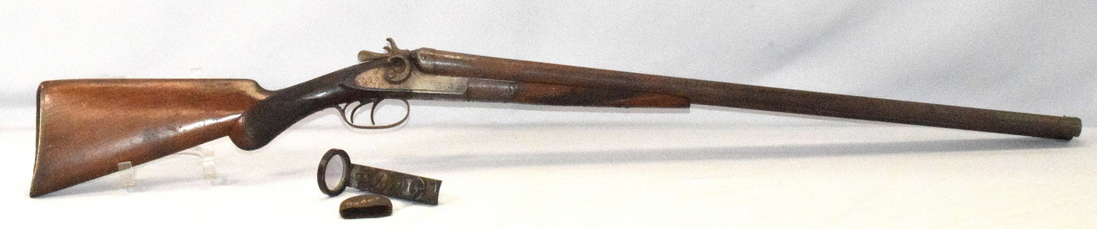 REMINGTON DOUBLE BARREL SHOTGUN & NYDAN SIGHT (1 of 6)