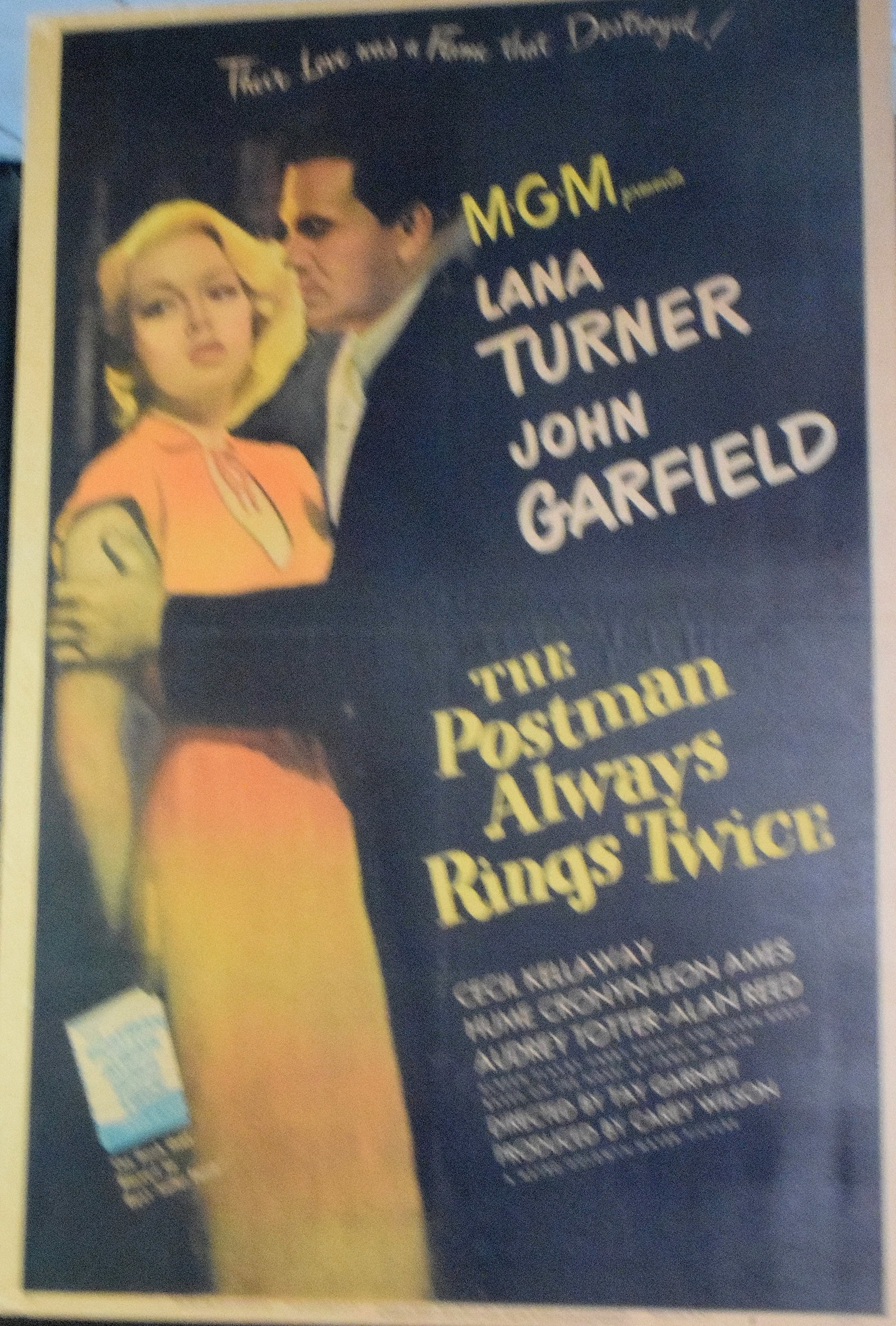 THE POSTMAN ALWAYS RINGS TWICE SHEET POSTER (1 of 6)