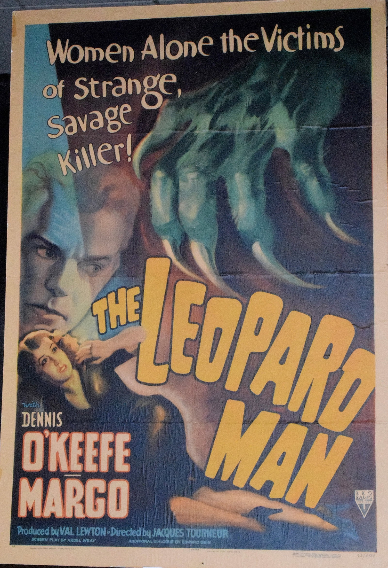 THE LEOPARD MAN MOVIE POSTER (1 of 4)