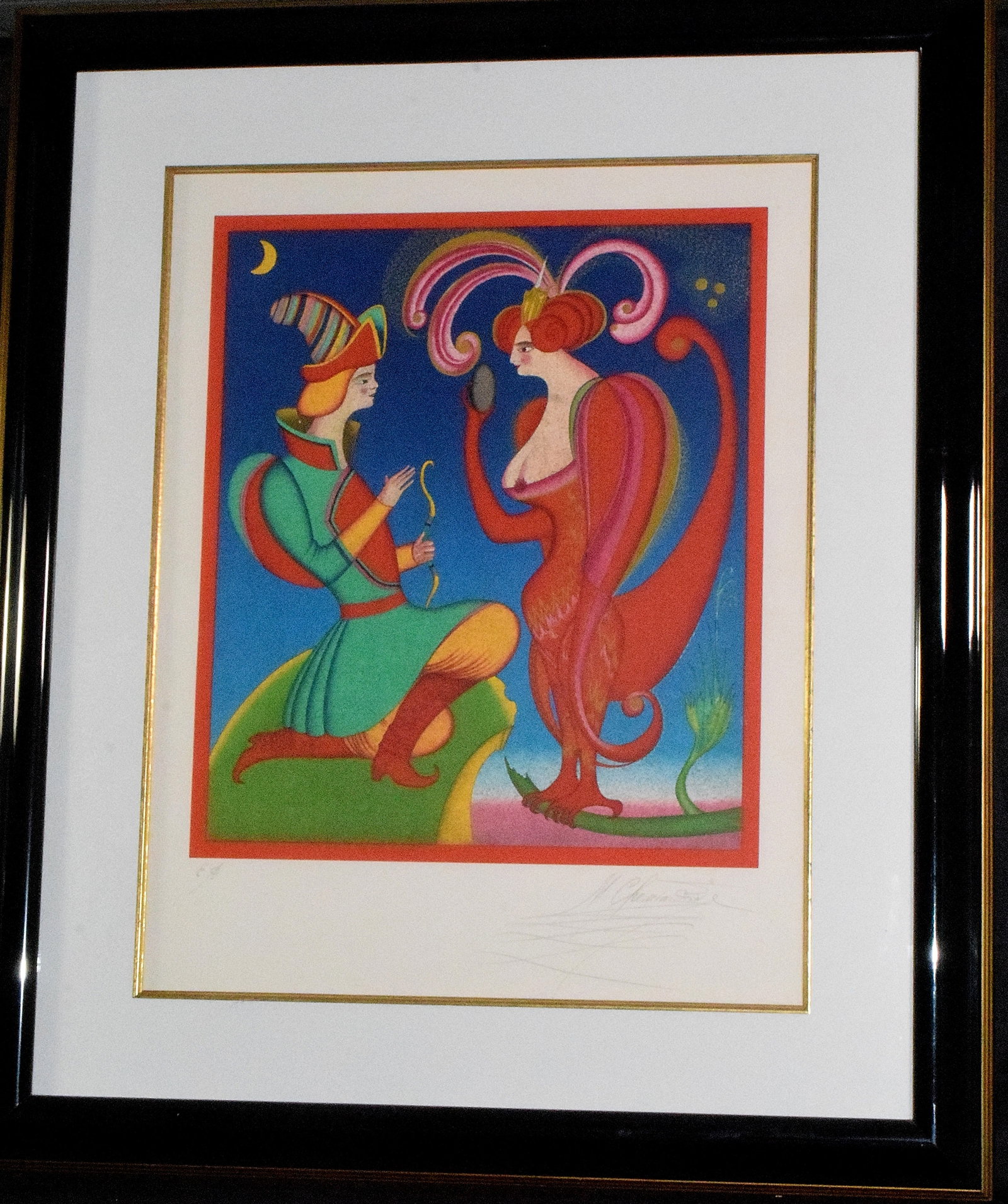 MIHAIL CHEMIAKIN RUSSIAN SILKSCREEN PRINT (1 of 4)