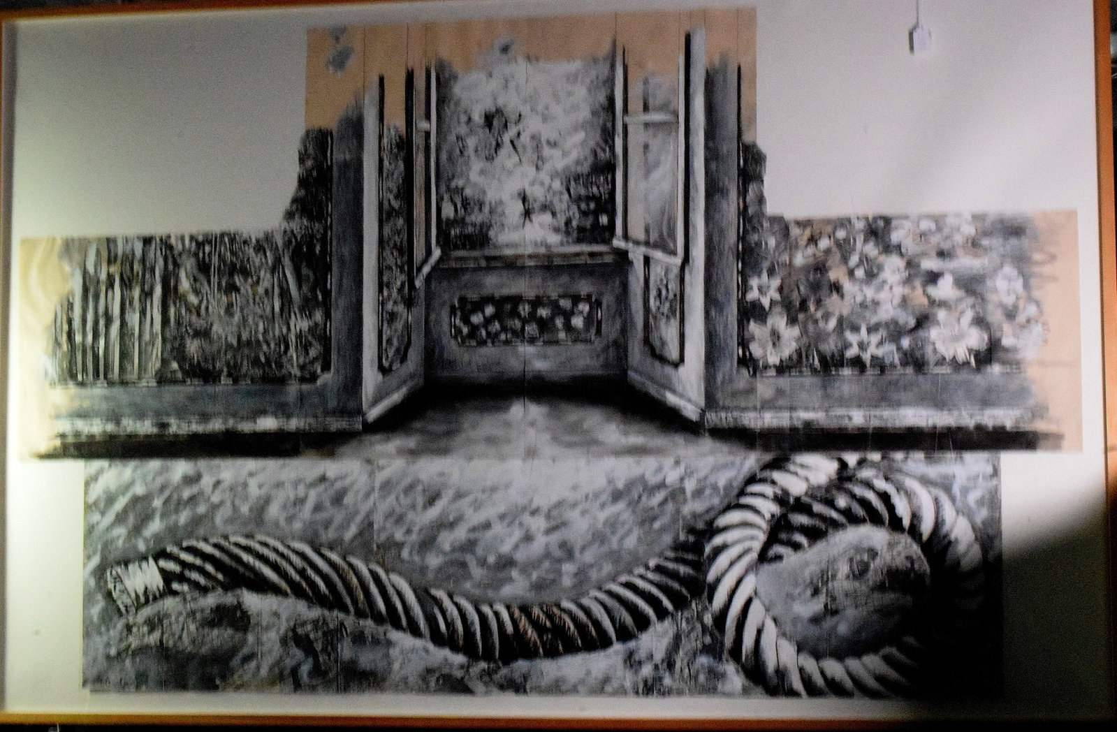 MARCEL ODENBACH ROPE AND WINDOW WATERCOLOR (1 of 13)