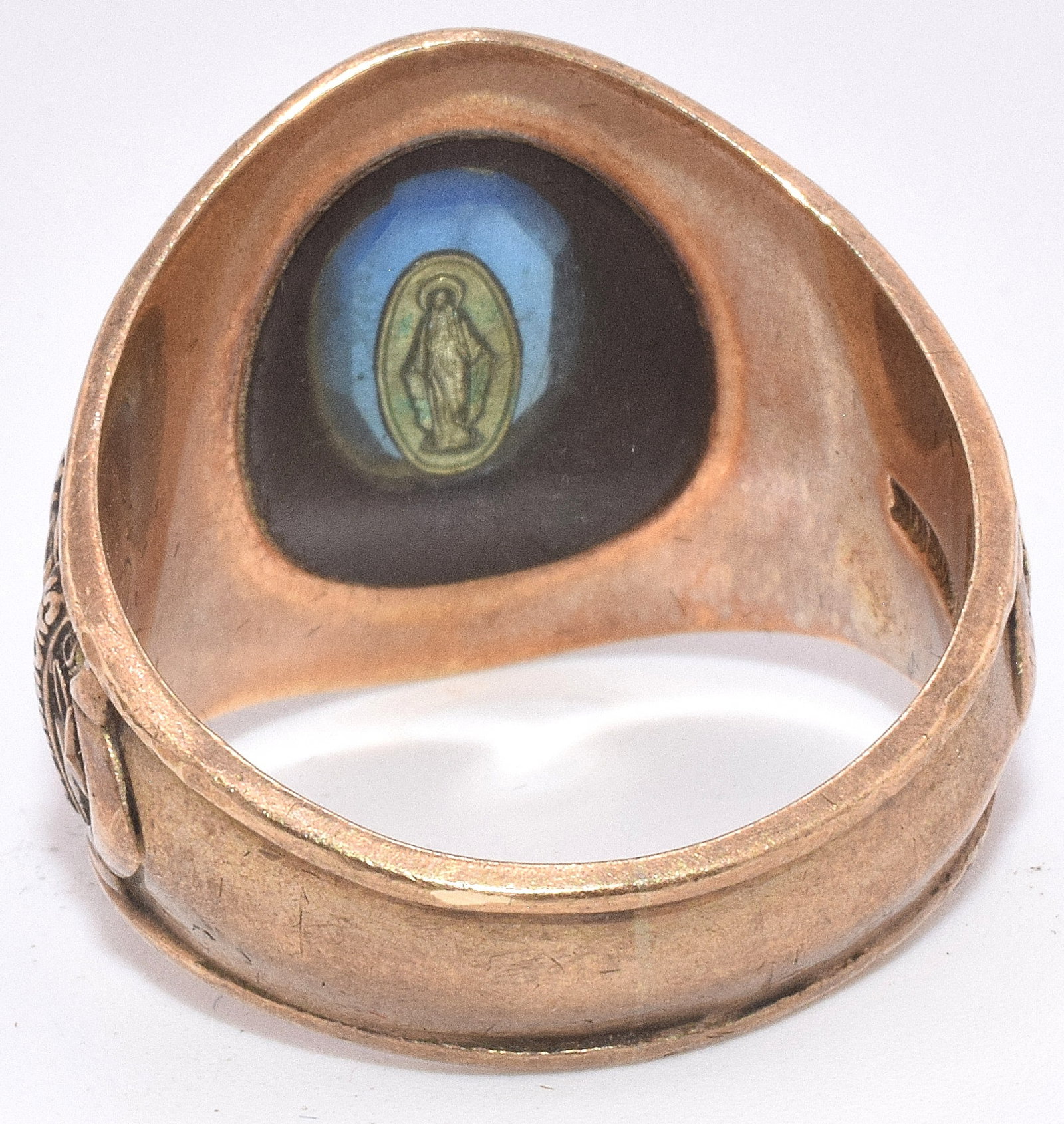 10K GOLD 1966 CLASS RING - 3