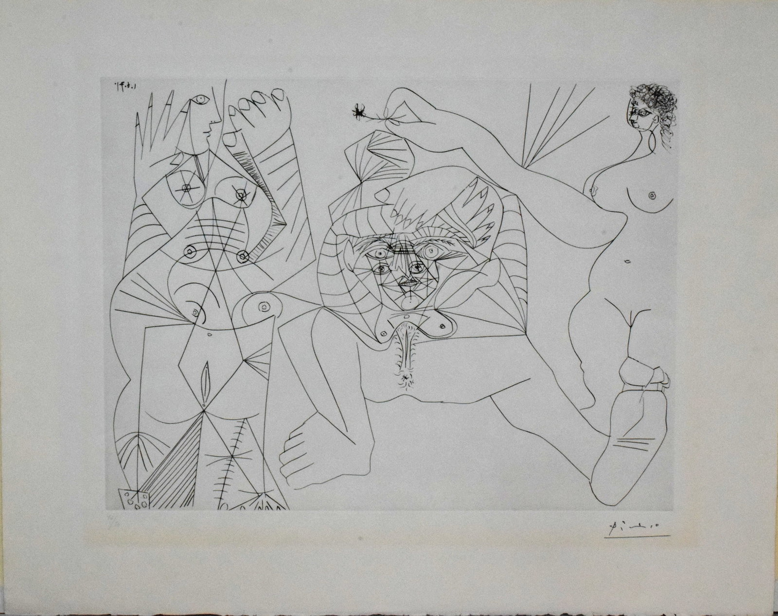 PABLO PICASSO SIGNED ETCHING (1 of 9)