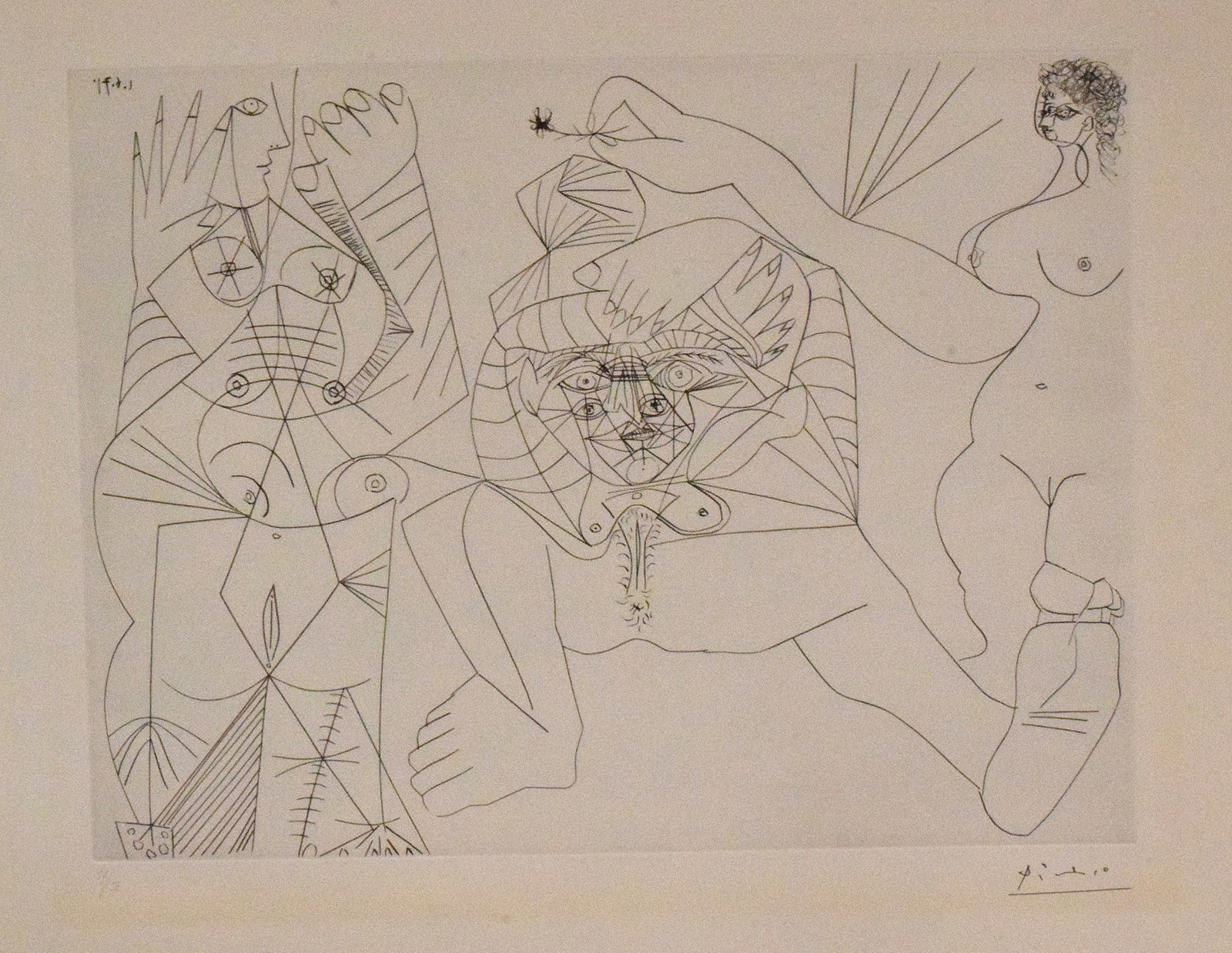 PABLO PICASSO SIGNED ETCHING - 2