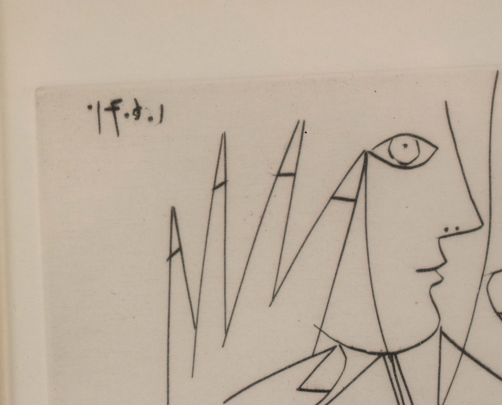 PABLO PICASSO SIGNED ETCHING - 6