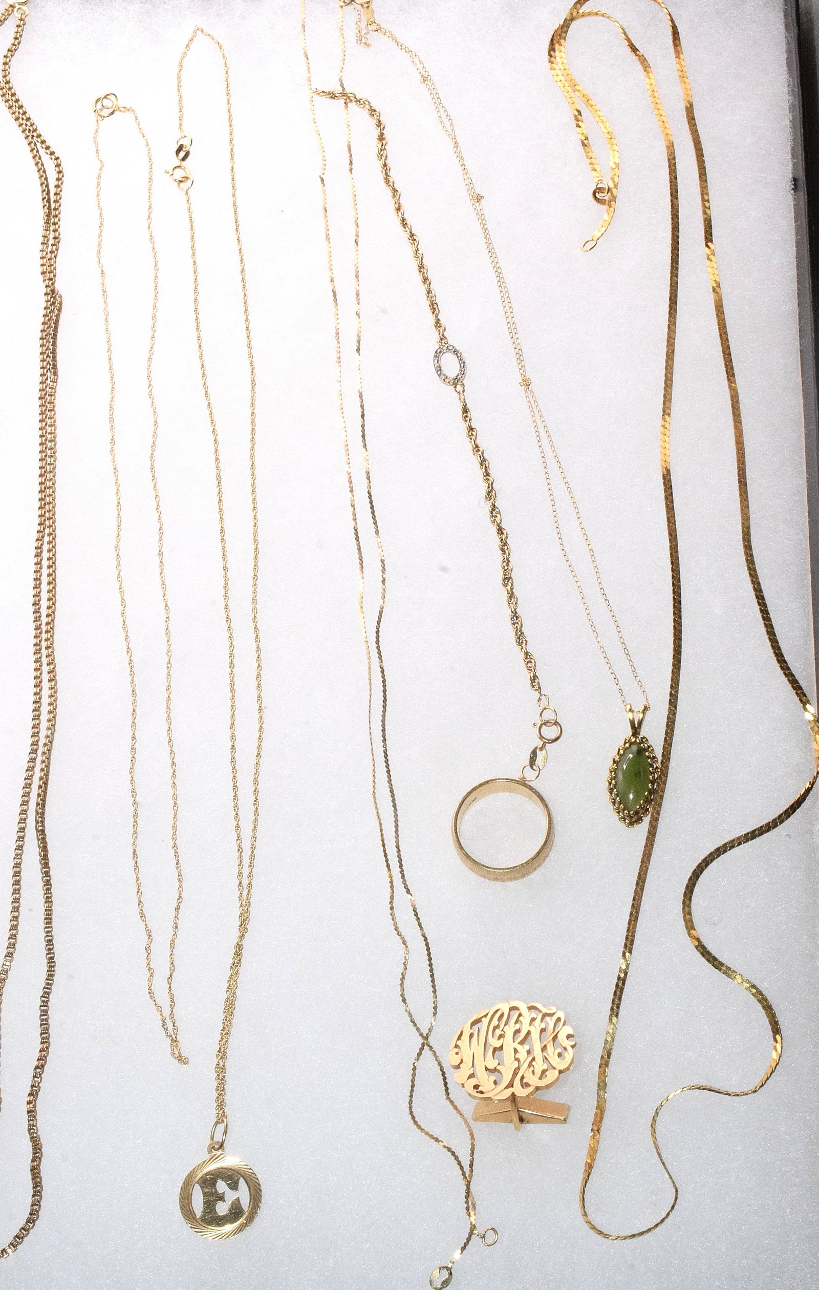 ASSORTED 14K GOLD NECKLACES AND MISC. (1 of 3)