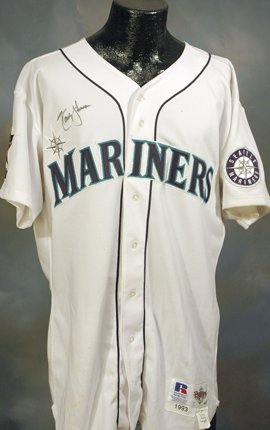 1993 Randy Johnson Game-Used & Signed AS Jersey