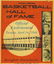 36: 4/16/1968 Inaugural Basketball Hall of Fame Program