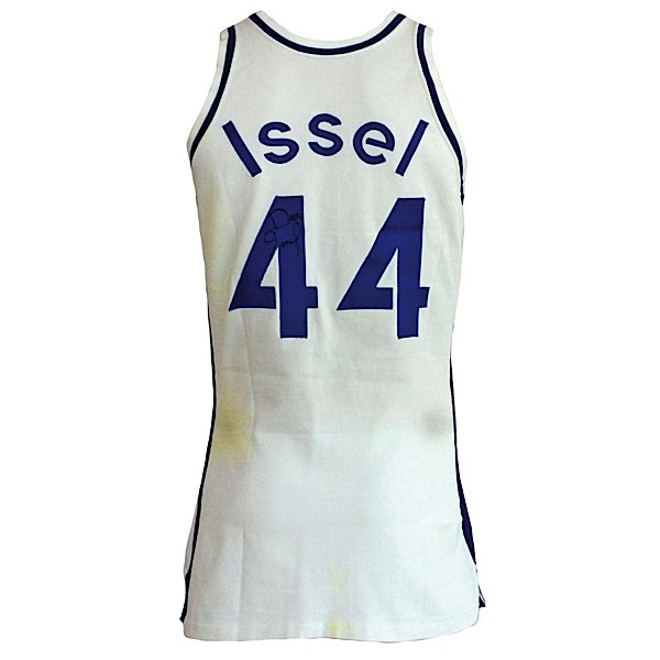 Dan Issel Rookie Era Colonels ABA Game-Used Jersey: Issel played college basketball at the University of Kentucky under legendary coach Adolph Rupp. Issel was at UK 1966-1970 and scored 2,138 points (an average of 25.7 per game) while being named an Al