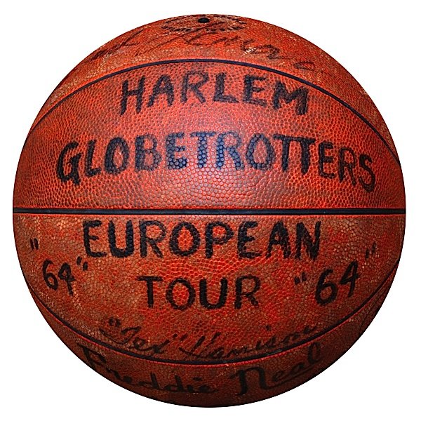 globetrotters signed basketball