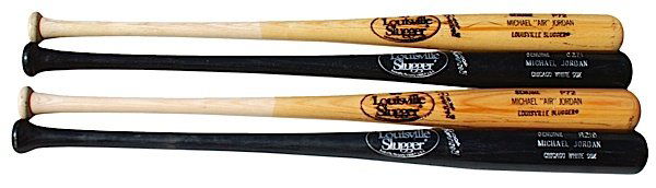 Lot of Chicago White Sox Game-Used, Batting Practice Us: Lot 187: Lot of Chicago White Sox Game-Used, Batting Practice Used & Player Issued Bats Attributed to Michael Jordan (12)___This lot of twelve bats is quite unique. We were told by our consignor that