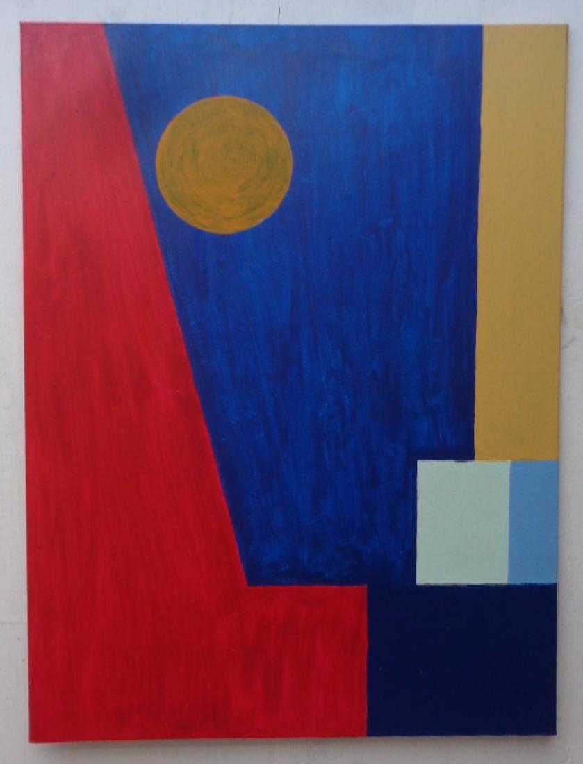 Original Abstract Painting on Canvas Signed W/COA (1 of 4)
