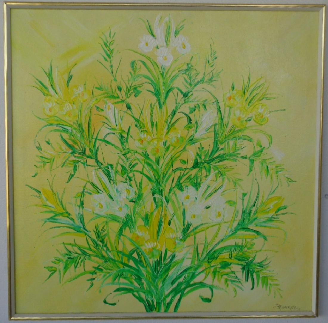 Mid Century Original Oil On Canvas Allen Boucher (1 of 4)