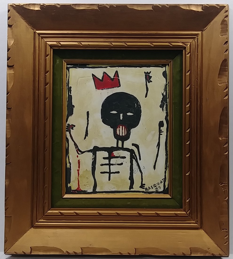 Jean Michel-Basquiat (American,1960-1988): Untitled 83 (1 of 5)