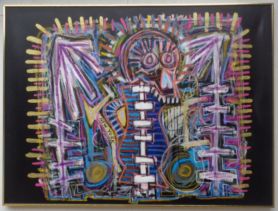 Jean-Michel Basquiat New York Street Art Painting (1 of 5)