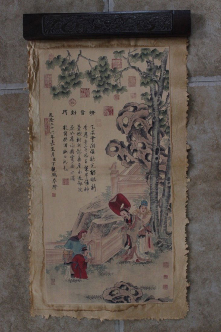 Chinese History Hand Painted Drawing and Calligraphy (1 of 4)