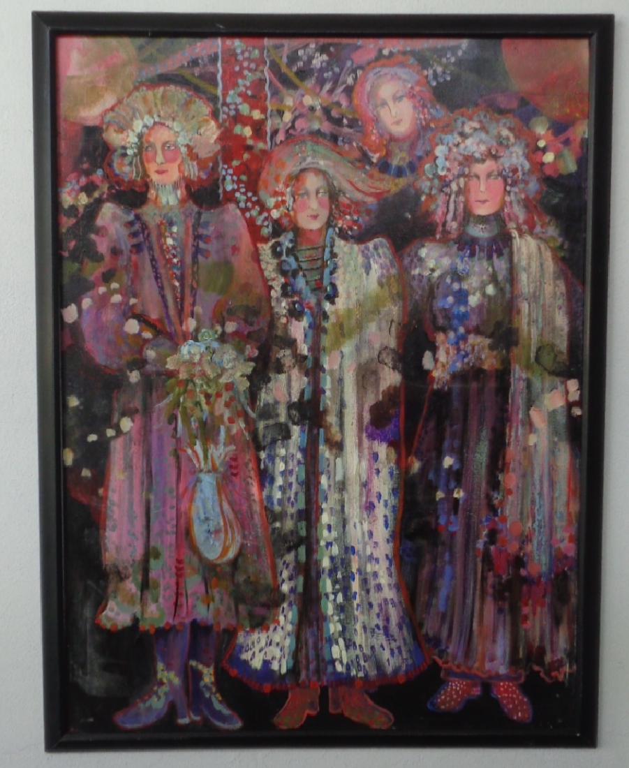 Original Norma Malevich Oil Painting "The Left Side (1 of 8)