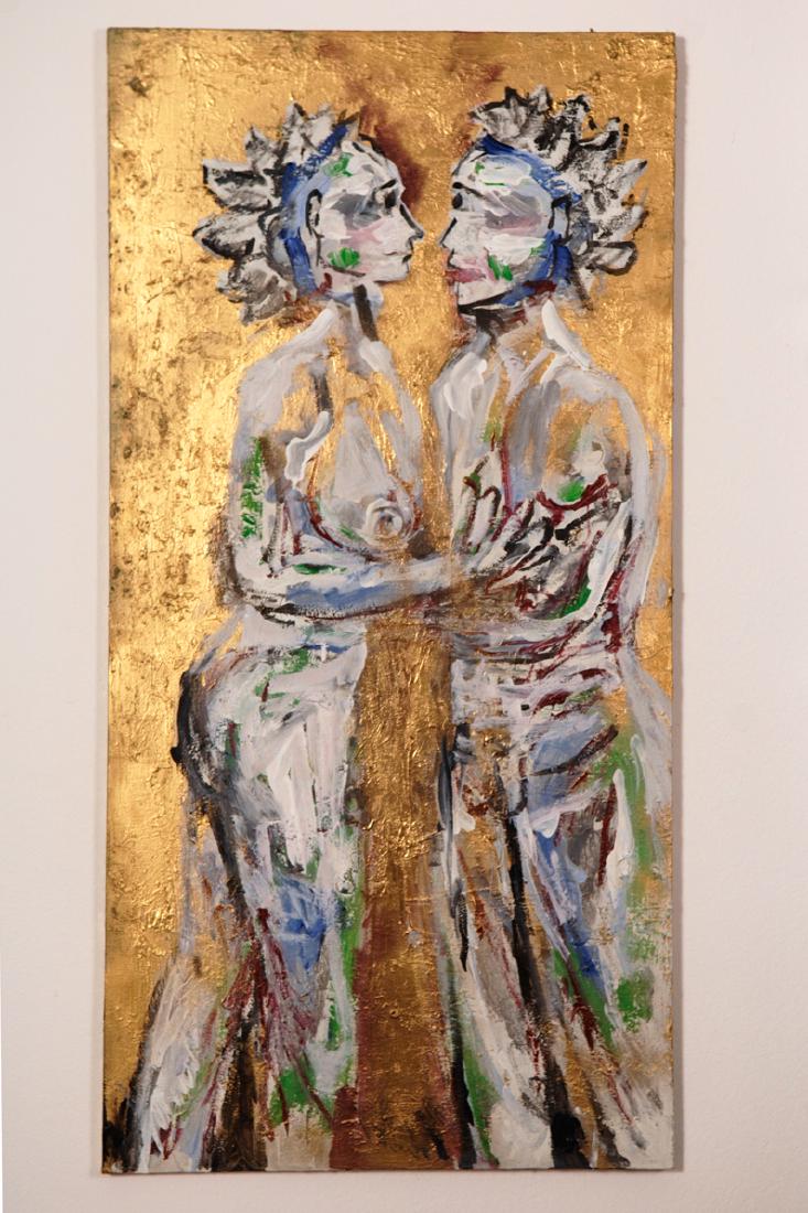 Large Original Contemporary Art-Lois Herrick "Romance" (1 of 1)