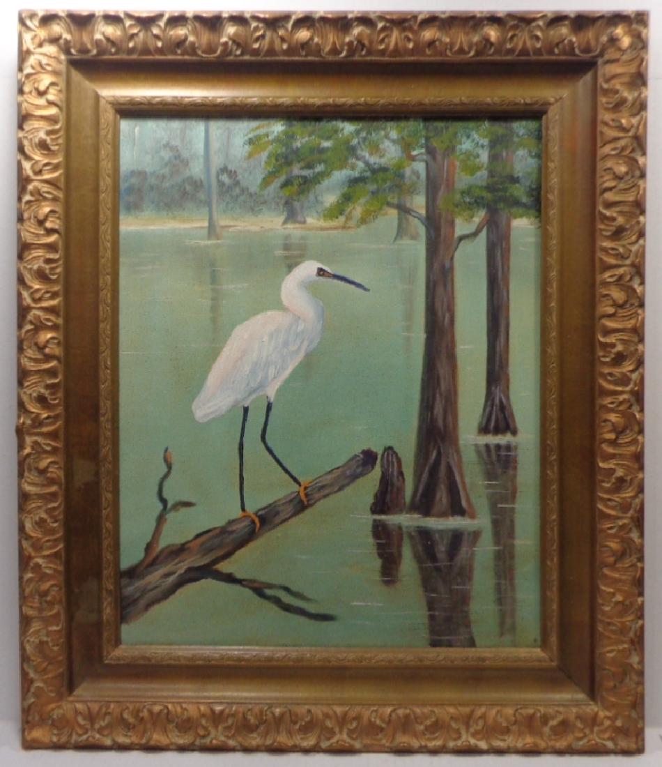 Original St Lucie River FL Oil Painting Signed Sam (1 of 5)