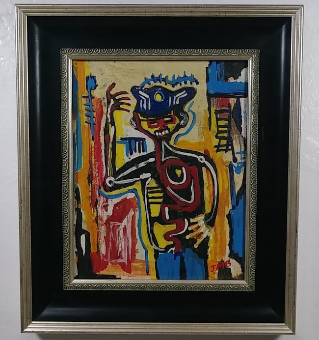 Manner of Jean Michele Basquiat (American, 1960-1988): (1 of 8)