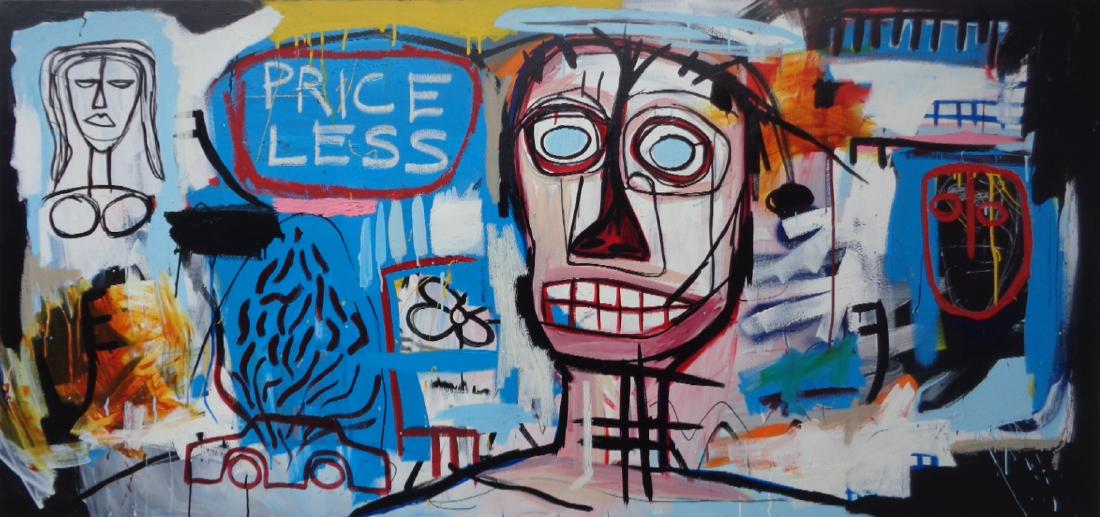 Original Painting on Canvas New York. Signed on Back. (1 of 6)